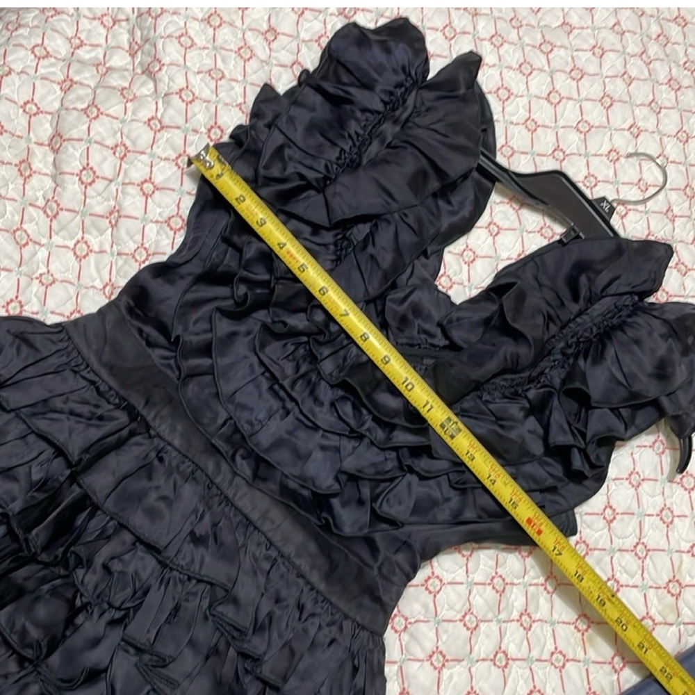 MAJORELLE Black Ruffled Mini Dress - Picture 3 of 3